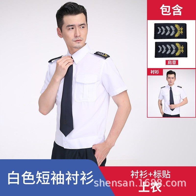 511 Security Clothing Workwear Short Sleeve Summer Long Sleeve Uniform Security Property Duty Shirt Work Clothes Logo Customization - Image 1